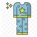 Pyjamas Kleid Mode Symbol