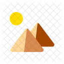 Pyramid Landmark Archaeology Icon