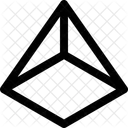 Pyramid Prism Crystal Icon