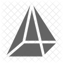 Pyramid Prism D Icon