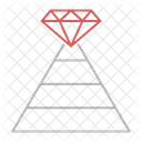 Pyramid Strategy Gemstone Icon