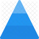 피라미드 다이어그램 인포그래픽 아이콘