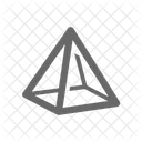 Pyramid Geometric  Icon