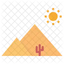 Pyramid Desert Arabia Icon