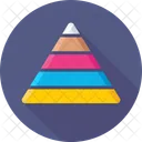 Pyramid Diagram Graph Icon