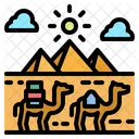 Pyramid Egypt Landmark Icon