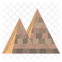 Pyramid Mountain Nature Icon