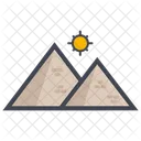 Pyramid Egypt Landmark Dessert Icon