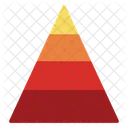 Pyramid Chart Diagram Icon