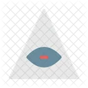 Pyramid Eye Triangle Icon