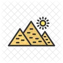 Pyramid Mountain Hiking Icon
