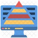 Pyramid Chart Structure Icon