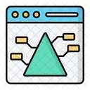 Pyramid Chart Internet Icon