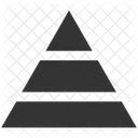 Analytics Pyramid Triangle Icon
