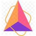Pyramid and square frame  Icon