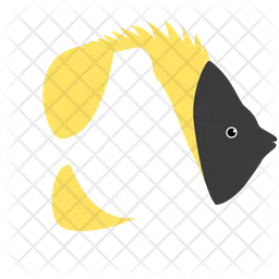 Pyramid Butterfly Fish  Icon