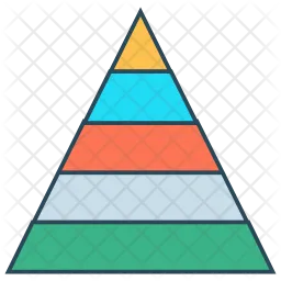 Pyramid Chart  Icon
