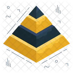 Pyramid Chart  Icon