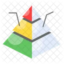 Pyramid Chart Infographic Icon