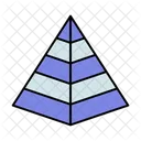 Pyramid Chart Chart Graph Icon