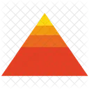 Pyramid Chart Graph Icon