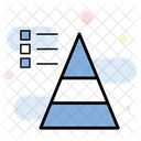 Pyramid chart Icon