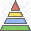 Pyramid Charts Triangle Icon
