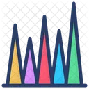 Pyramid Chart Statistic Analysis Business Analytics Icon