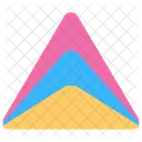 Pyramid Chart Graphical Representation Charting Application Icon