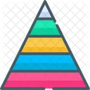 Chart Diagram Pyramid Icon