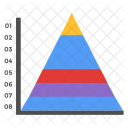 Pyramid Chart  Icon