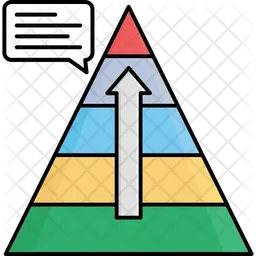 Pyramid Chart  Icon