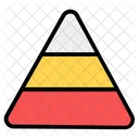 Pyramid Chart Pyramid Graph Analytics Icon