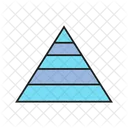 Pyramid Chart Analytics Chart Icon