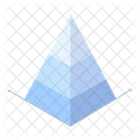 Pyramid Chart Data Statistics Icon