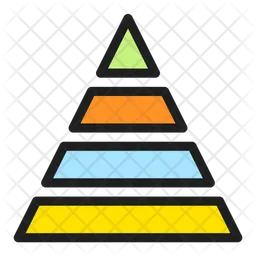 Pyramid Chart  Icon