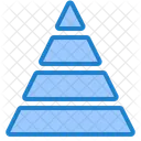 Pyramid Chart Pyramid Graph Chart Icon
