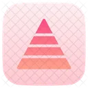 Pyramid Chart Stats Statistics Icon