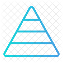 Pyramid chart  Icon
