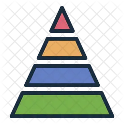 Pyramid Chart  Icon