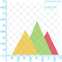 Pyramid Chart Statistics Business And Finance Icon