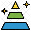 Pyramid Chart Pyramid Strategy Icon