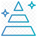 Pyramid Chart Pyramid Strategy Icon