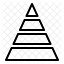 Pyramid Chart  Icon