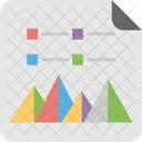 Pyramid Diagram Charting Icon
