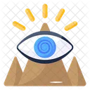 Horus Eye Pyramid Eye Third Eye Icon