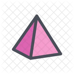 Pyramid Geometric  Icon
