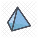 피라미드 기하학적 다각형  아이콘