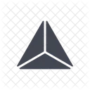 피라미드 모양 구조 아이콘
