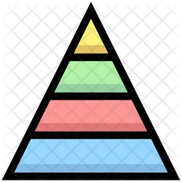 Pyramid Graph  Icon